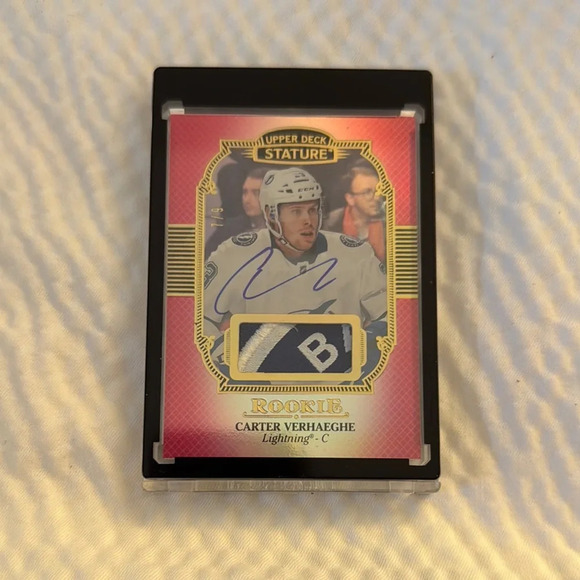 Stature Rookie Card - Carter Verhaeghe - Pink - Picture 1 of 2